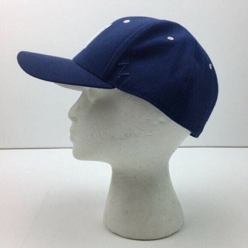 Authentic Zephyr Mens Blue Duke University Baseball Hat Cap Logo Size 7 3/8 - Picture 3 of 8
